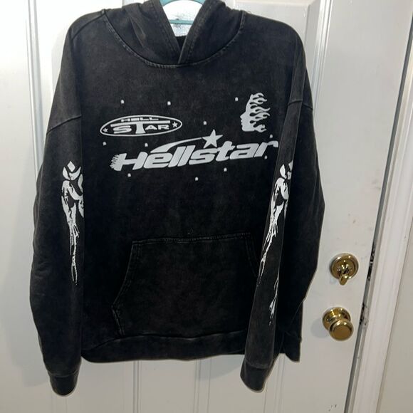 Other - He’ll star hoodie black gray white